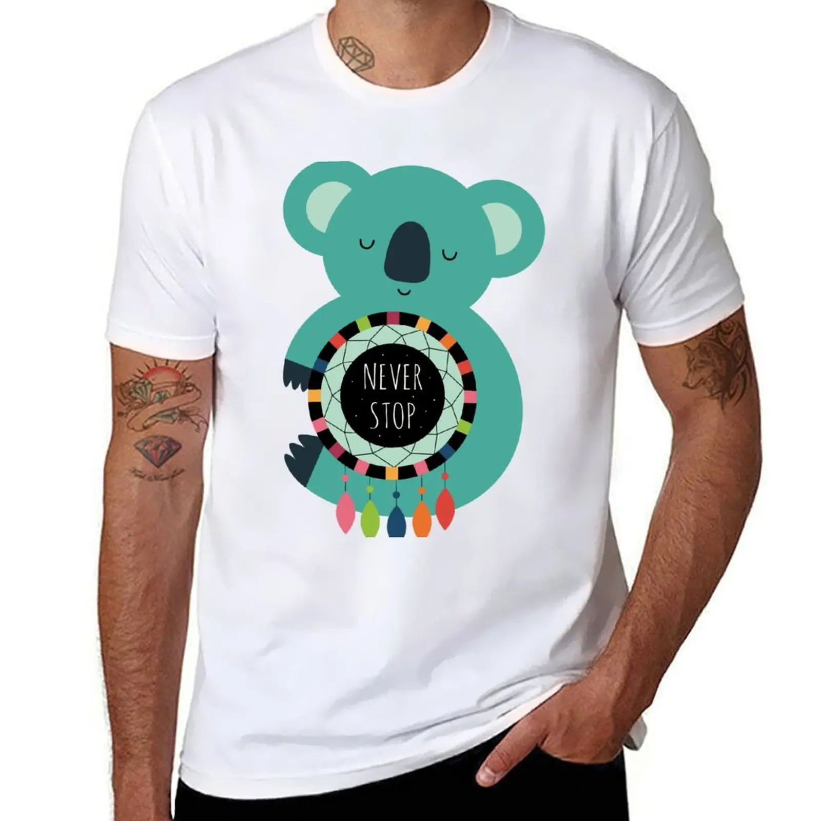 

Never Stop Dreaming T-Shirt anime tshirt man t shirts high quality luxury brand T-Shirt