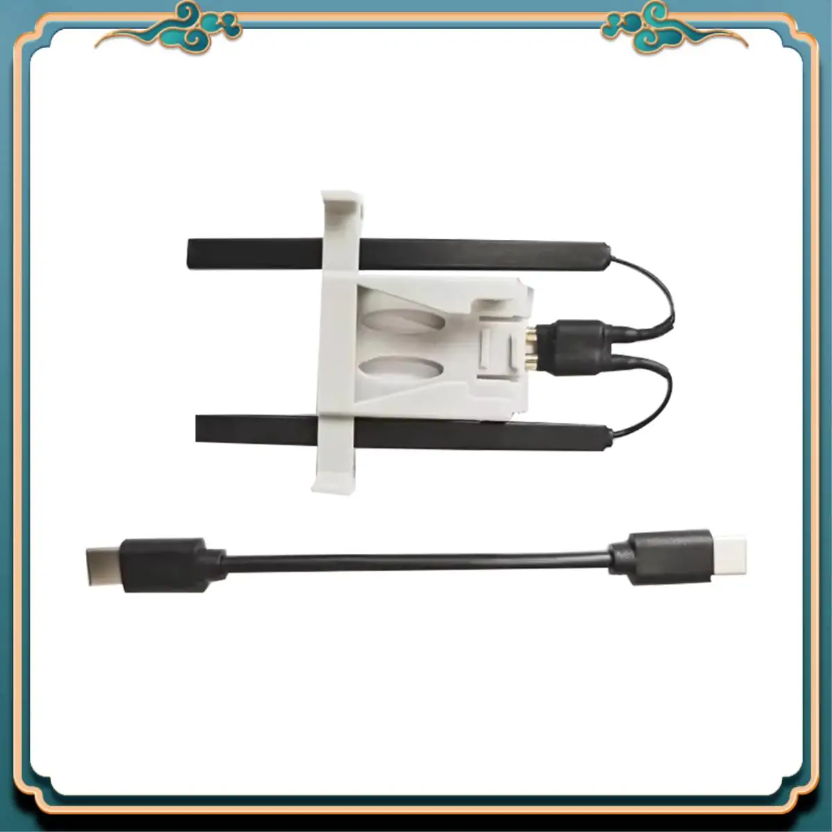 (جديد) - ترس تركيب وحدة الطائرة بدون طيار 4G: دعامة رمادية ثابتة مع هوائي كابل بيانات لـ DJI Mini 3Pro