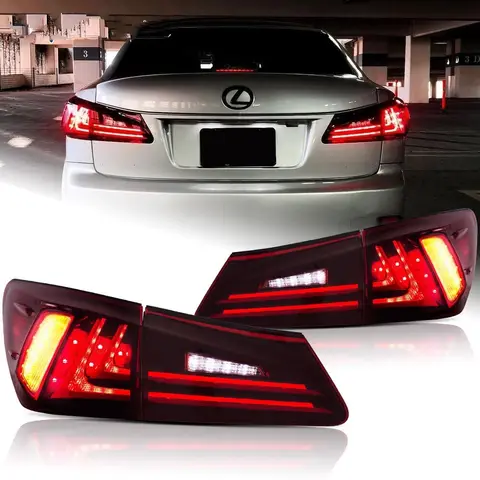 2006-2012 Lexus IS250 IS300 is350 미등 수정 LED 러닝 라이트 흐름 방향 지시등, 테일 라이트 용 LED 미등 어셈블리