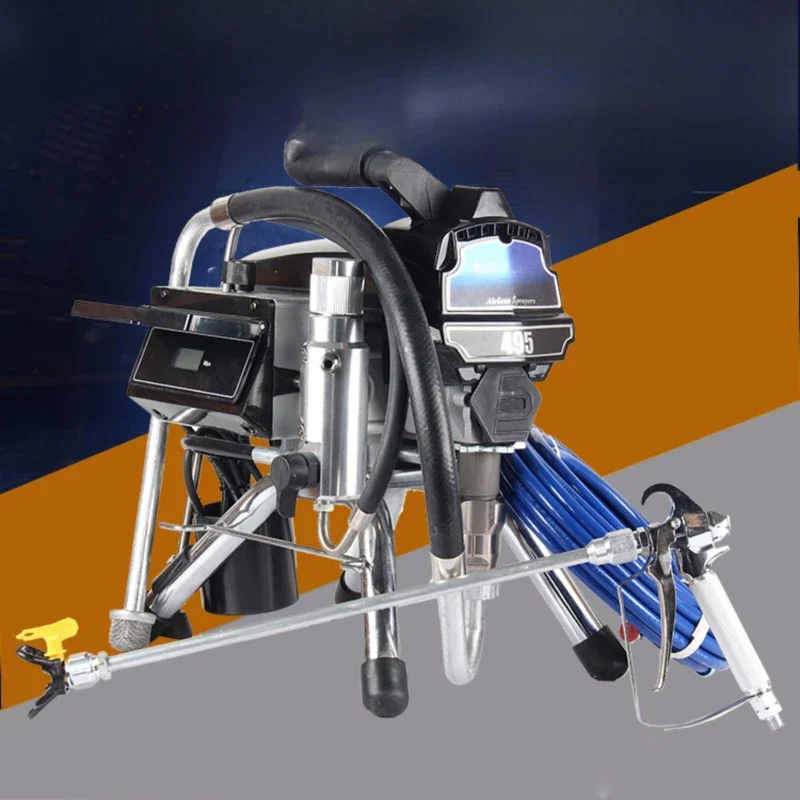 395 High-pressure Airless Spraying Machine Sprays Latex Paint 495 Intelligent Small High-power Paint Wall  Machine