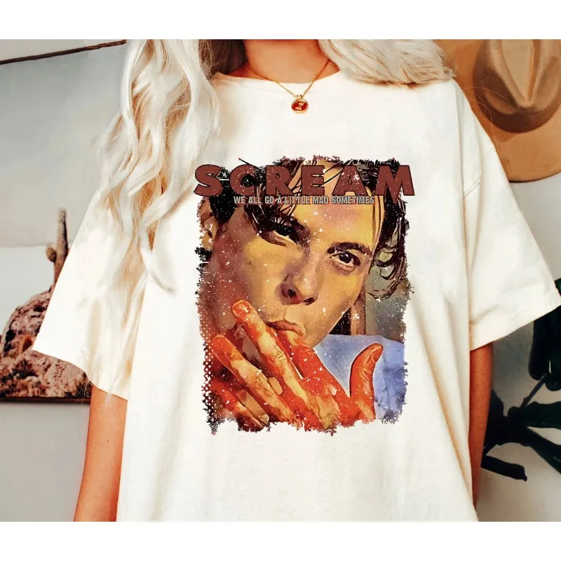 Retro Scream Billy Lumi Summer New Unisex Casual Fashion Harajuku Style T-shirt