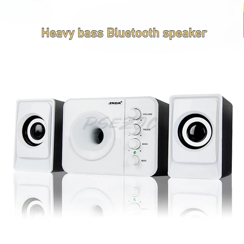 SADA D-205 Computer Speaker Mobile Phone Laptop Small Speaker Desktop Computer Mini USB 2.1 Subwoofer