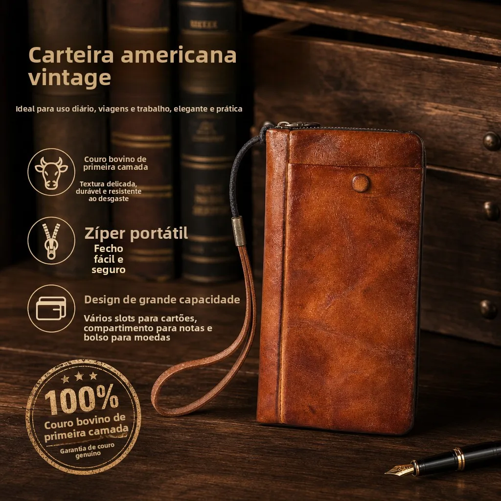 vintage-handcrafted-leather-wallet-top-layer-cowhide-long-zipper-multi-functional-men-women-card-holder-faded-color-treatment