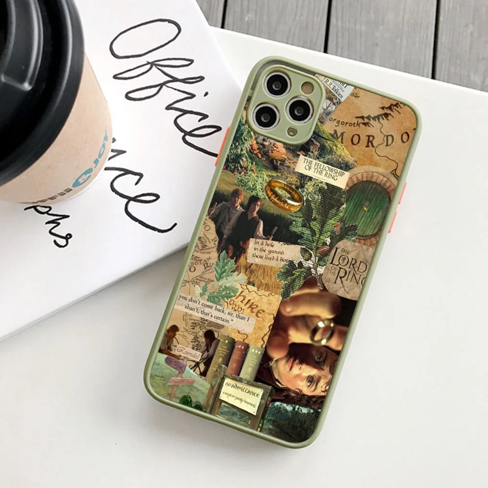 Movie The L-Lord Of The R-Rings Phone Case For IPhone 14 11 12 13 Mini Pro Max 8 7 Plus X XR XS MAX Translucent Matte Cover