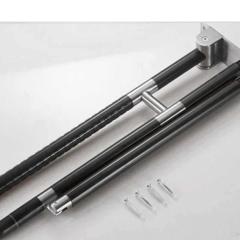 

Bathroom Foldable toilet armrest for the elderly, wall hanging, safe and anti-drop, sitting toilet handle, barrier-fr