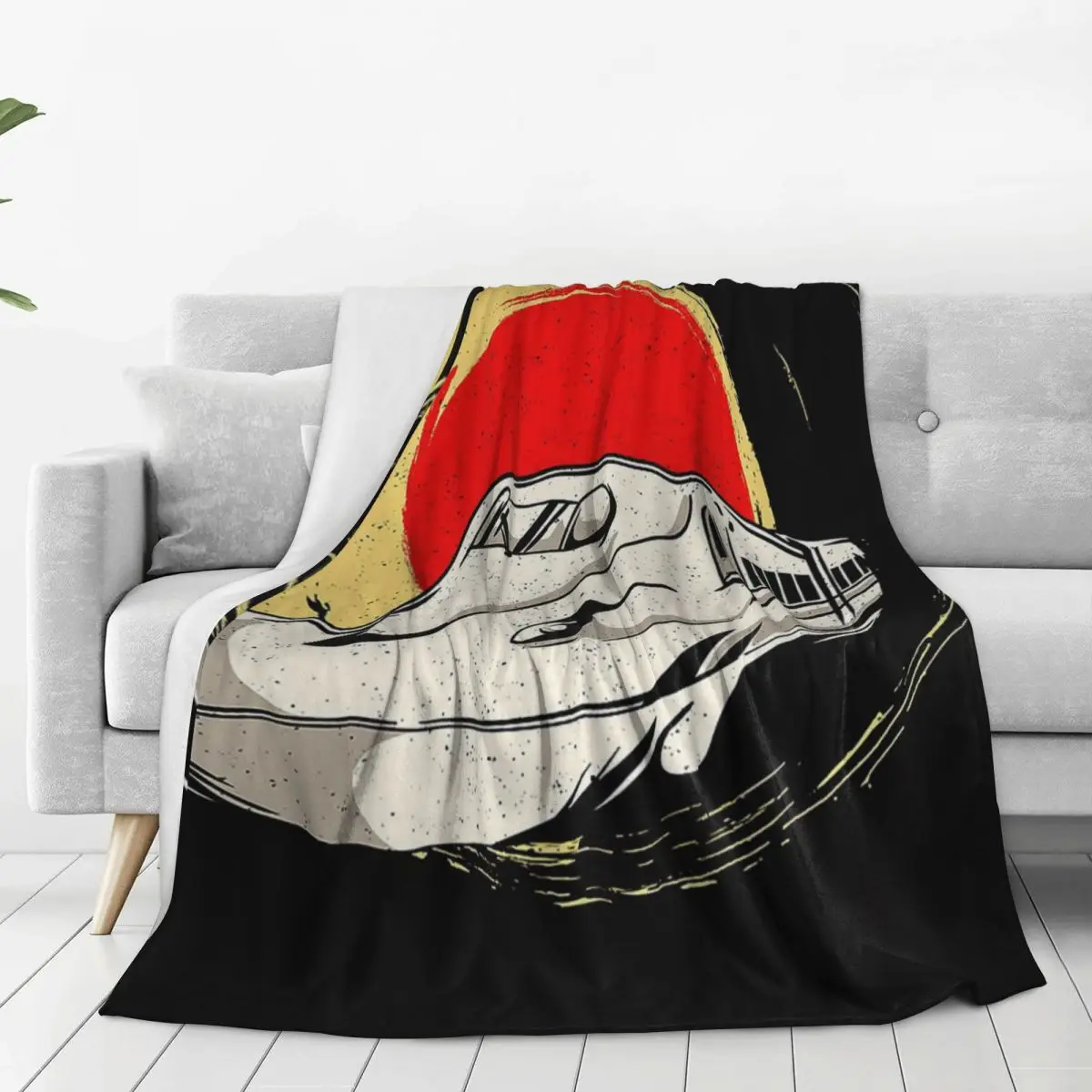 Japanese Shinkansen Bullet Trains Blanket Fleece Super Soft Sofa Throw Blankets For Couch Bedding Office Throws Bedspread Quilt