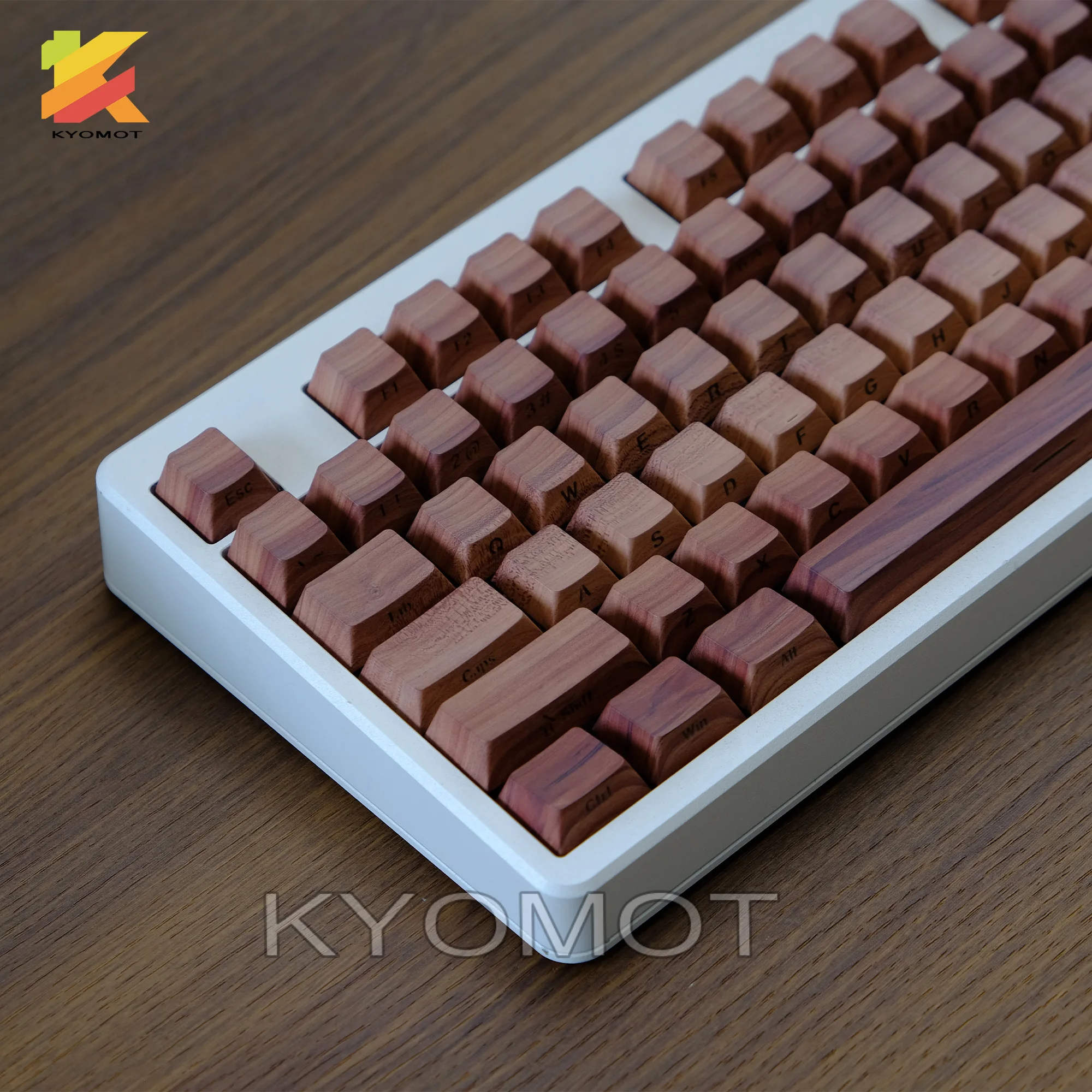 135 Keys/Set log Theme PBT Double Shot Keycaps Side Print Shine Through Cherry Profile Keycaps for MX Switch Mechanical Keyboard