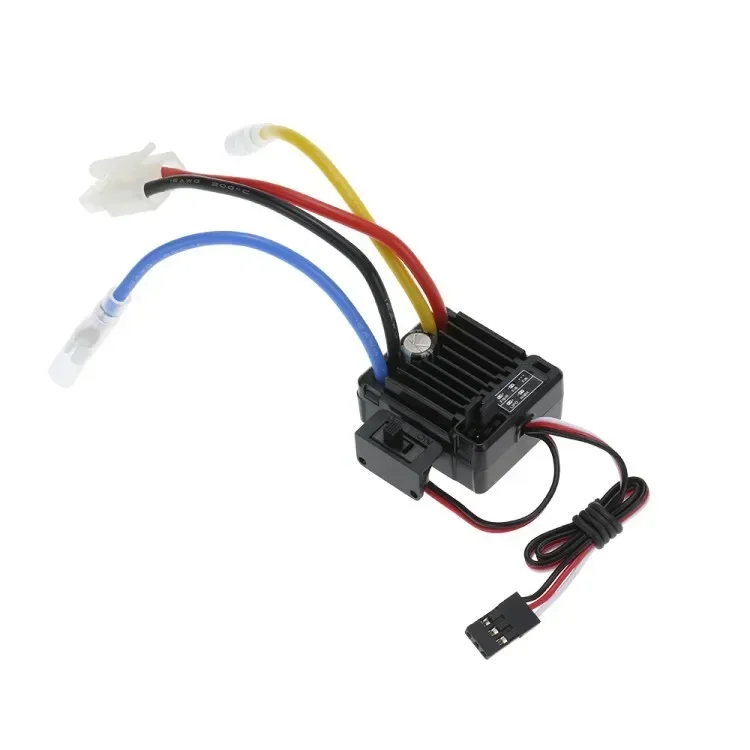 Controlador de velocidad electrónico para coche teledirigido, dispositivo electrónico cepillado de 60A, ESC para coche teledirigido 1:10 HSP, impermeable, Axial scx10