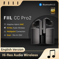 English Version FIIL CC Pro2 42dB ANC Hi-Res Headphones Wireless Bluetooth 5.3 TWS Earbuds Support APP LDAC Function