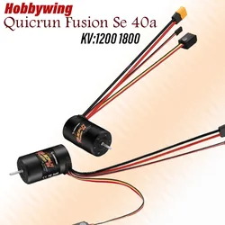 Nowy HobbyWing QuicRun Fusion Se 540 1800KV 1200KV silnik sensoryczny zbudowany w 40A ESC 2 w 1 dla RC 1/10 samochodów wspinaczkowy