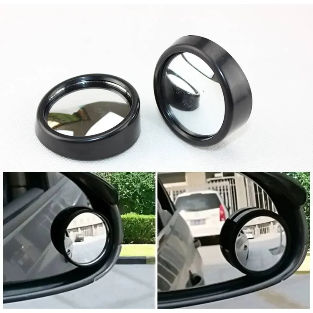 Useful Rearview Mirror Convex Wide Angle Replacement Set 2Pcs Accessories Car Auto Blind Spot Exterior Adjustable