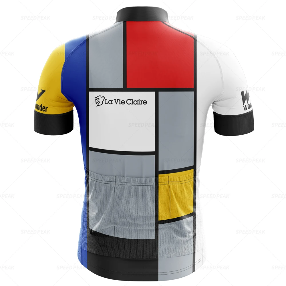 Retro Cycling Jersey Set Classical Bicycle Suit Bike Short Sleeve Men Bib Shorts Clothes Por team Factory Gel breathable pad