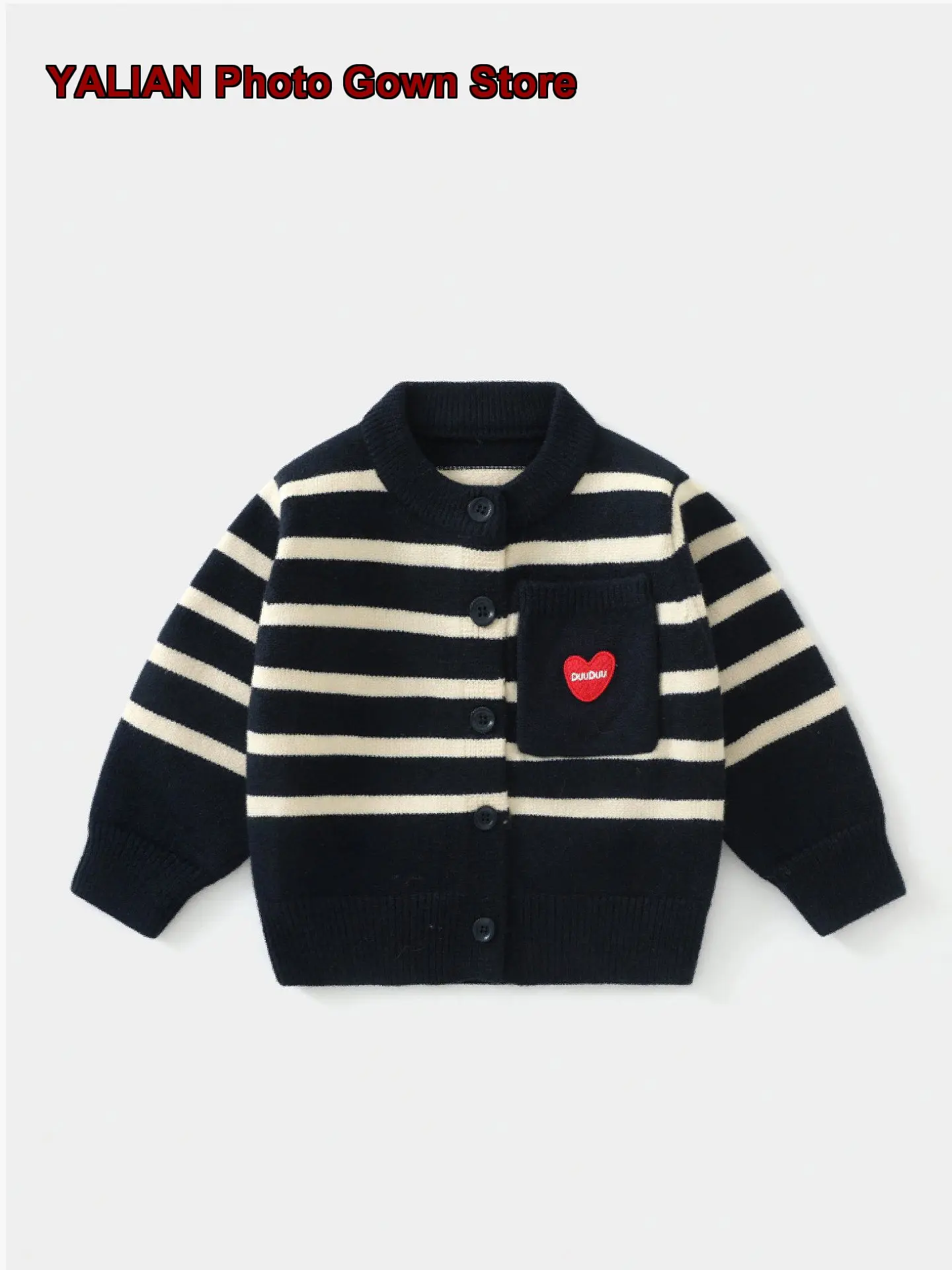 Kids Knit Autumn Outwear Infant Striped Cardigan Spring Autumn Outdoor Top