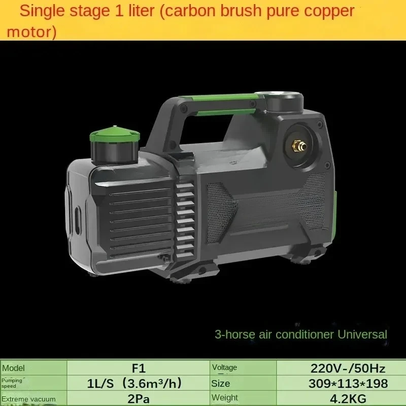 Air Conditioner Vacuum Pump R32 Refrigerant Copper Tube Evacuated F12345 L Rapid Vacuum Pump Installed
