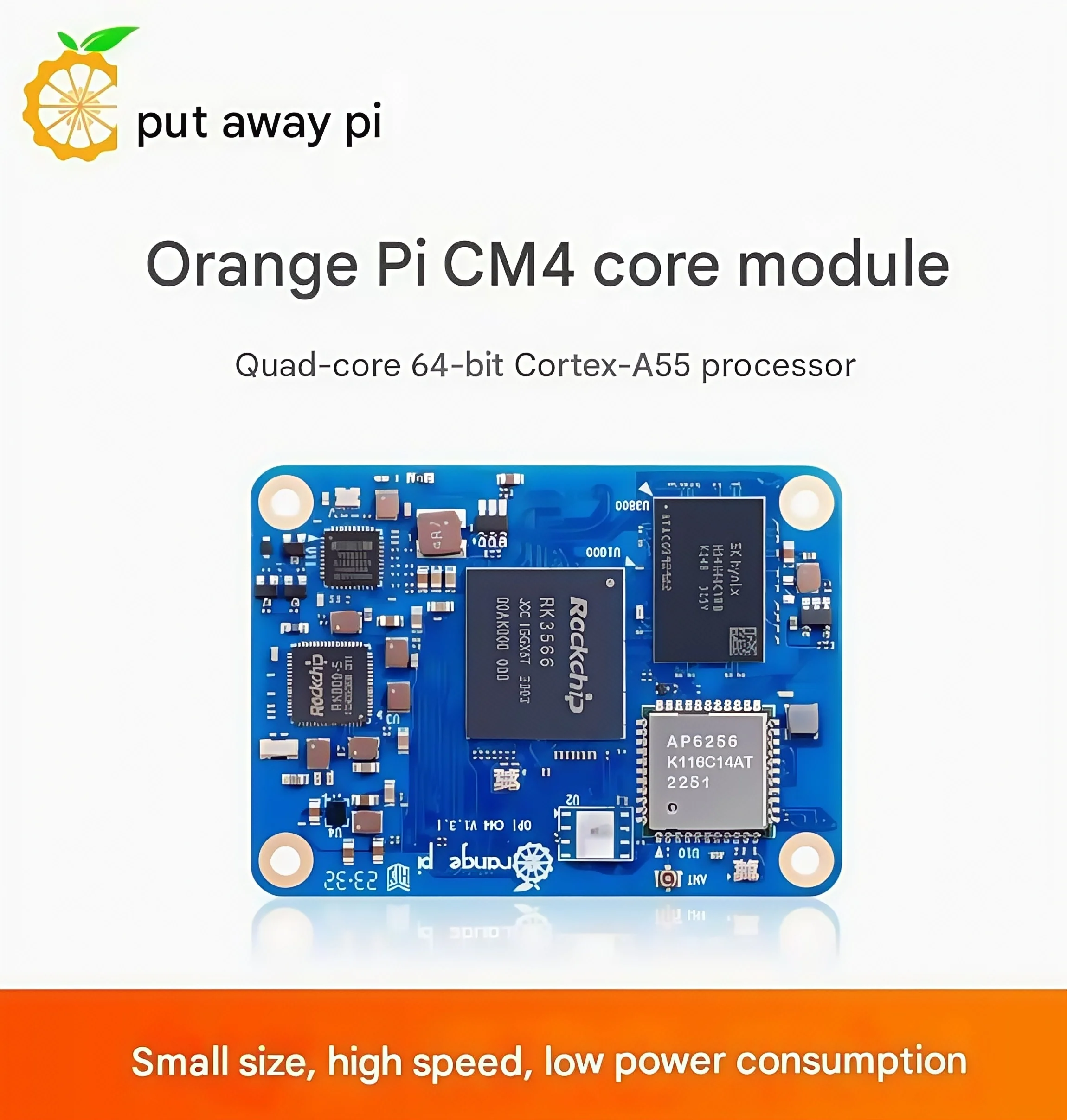 

Вычислительный модуль Orange Pi 4 Основная плата CM4 WIFI Bluetooth Доступны различные версии