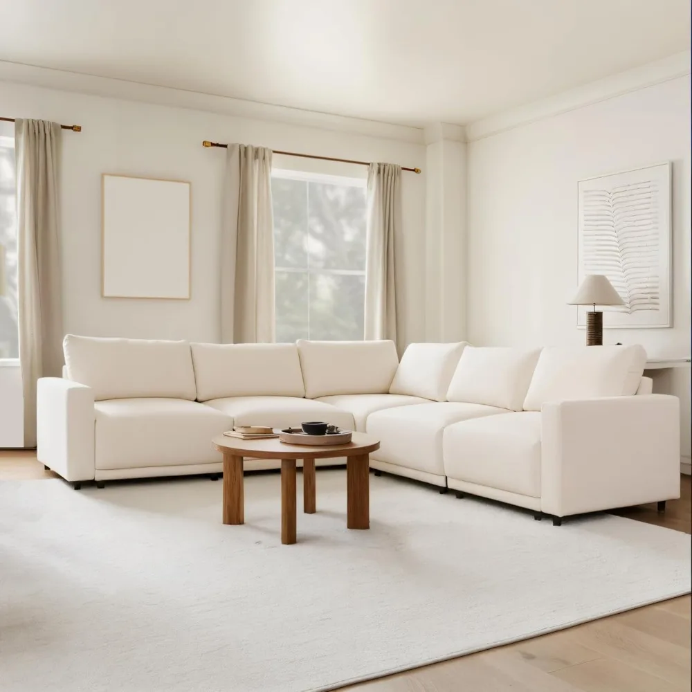 

Txtin's Cloud Sectional Couches for Living Room 103" L Shaped Oversized Corner Couch Modular Sectional Sofa for Living Room Set