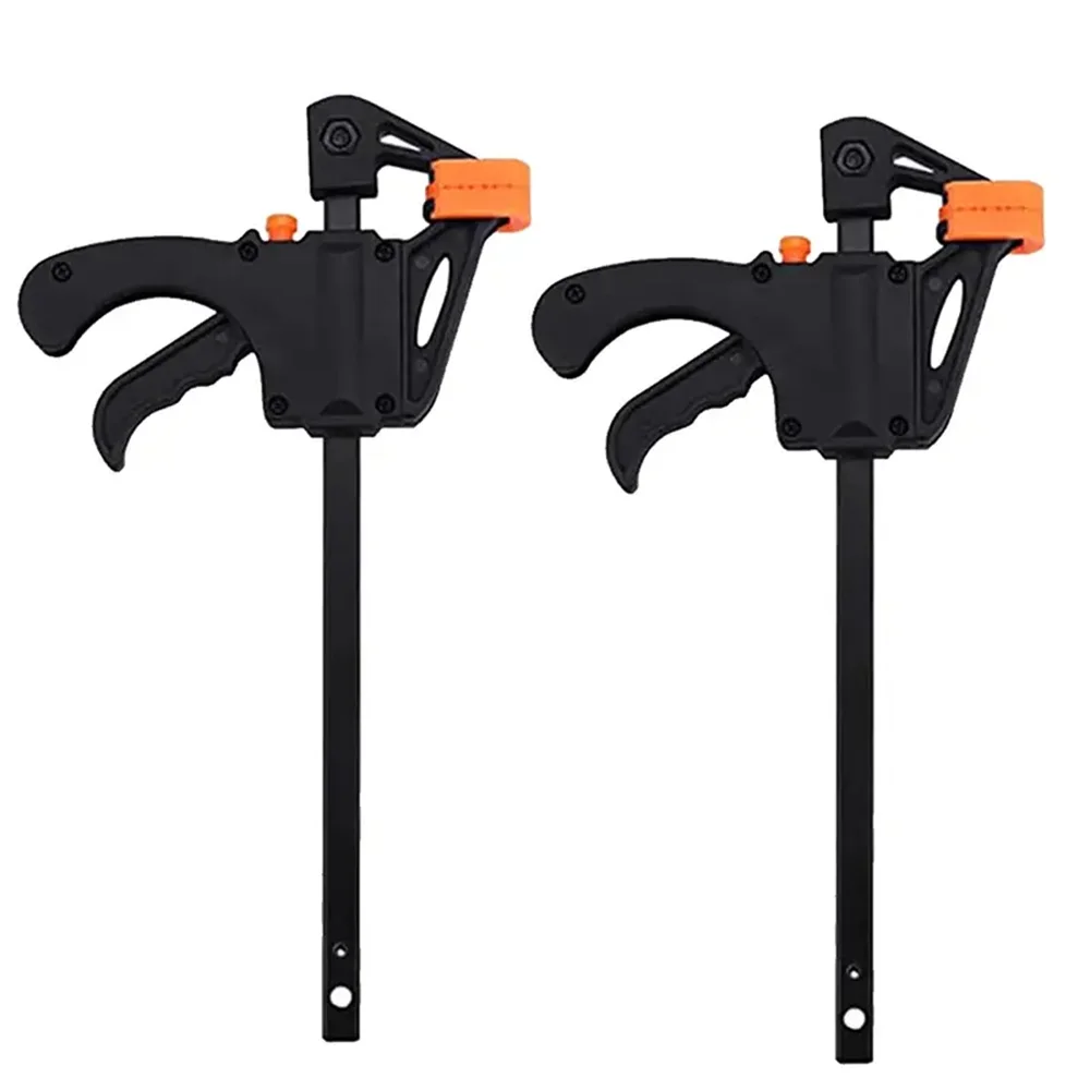 2/4 pz F-Bar morsetto lavorazione del legno 4 pollici Bar F Clip legno carpentiere strumento Grip sgancio rapido a cricchetto spremere strumento di legno