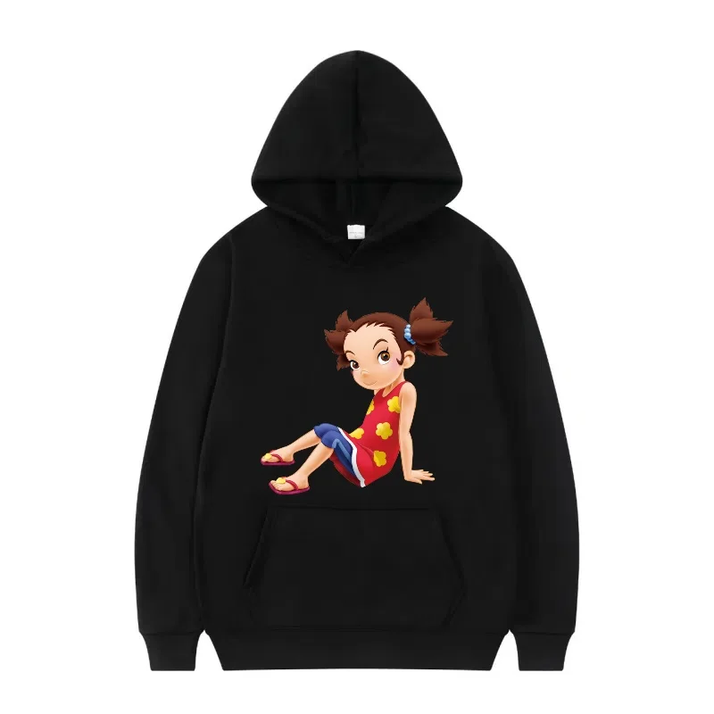 Disney Kawaii Lilo i Stitch Wzór Uniwersalny Streetwear Proste Bluzy Polarowe z Kapturem Męskie Damskie Jesienne Szare Modne Luźne Bluzy
