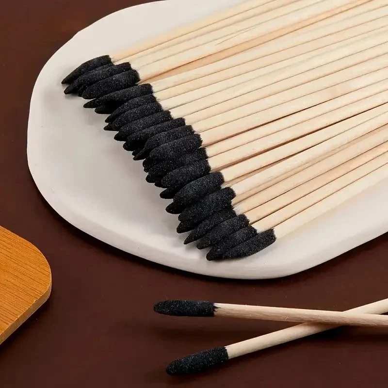 10/20pc Dual-Purpose Sanding Sticks - Precision Frosted Tips & Flat Head - Ideal for Crafts & Model Making 2025