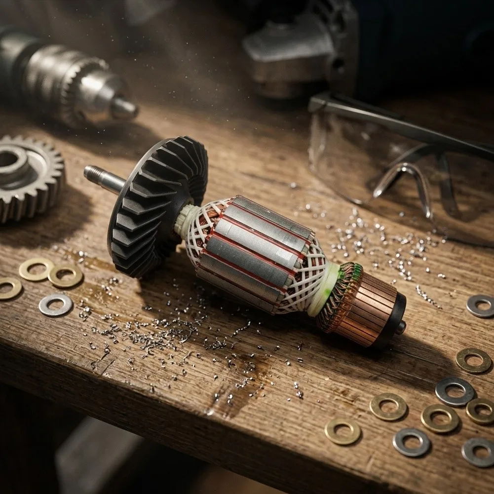 Grinder Repair Component Motor Armature Replacement Optimized Magnetic Flux Balanced Rotating Assembly Replacement For Armature