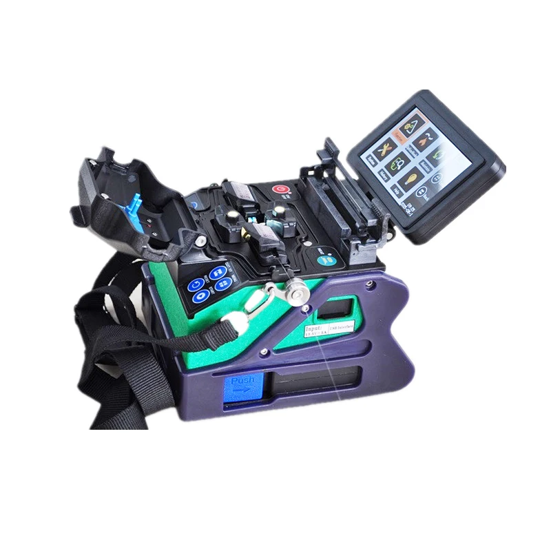 Imagem -03 - Eloik-fibra Óptica Splicing Machine Arc Fusion Splicer Máquina de Solda Personalizada Alk88a