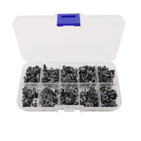 200Pcs/box 10 Models 6*6 Tact Switch Tactile Push Button Switch Kit 6x6x4.3MM~13MM DIP 4P Mini PCB Momentary Switch for Arduino