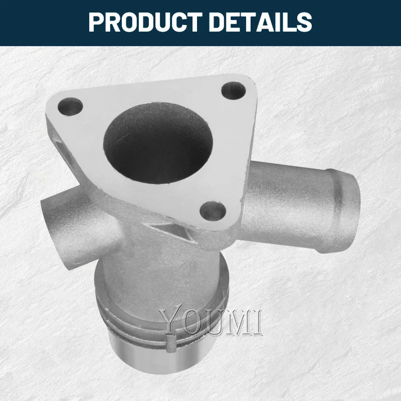 B58 Engine Coolant Outlet Connector Flange-Alu For BMW F30 F31 M240i 340i 440i 540i 740i X3/X4 M40i Hose Connector 11118619408 view 2
