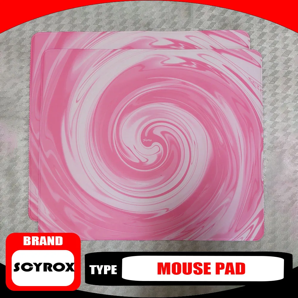 Scyrox Tornado Gaming Mouse Pads 490x420x2mm Fabric Light Fine Balanced Professional Laptop Business Office E-sports Pad Durable