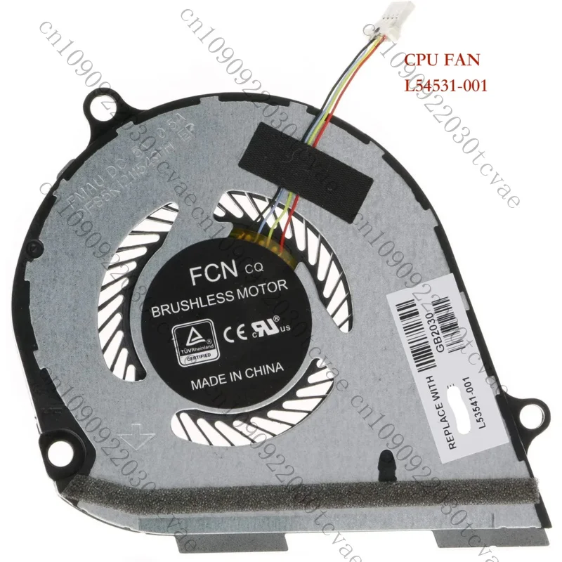 

L53542 L53541-001 Computer CPU GPU Fans For HP Envy X360 15-DS 15-DR 15M-DR DR0004 15M-DS DS0011 TPN-W142 PC Cooling Cooler Fan