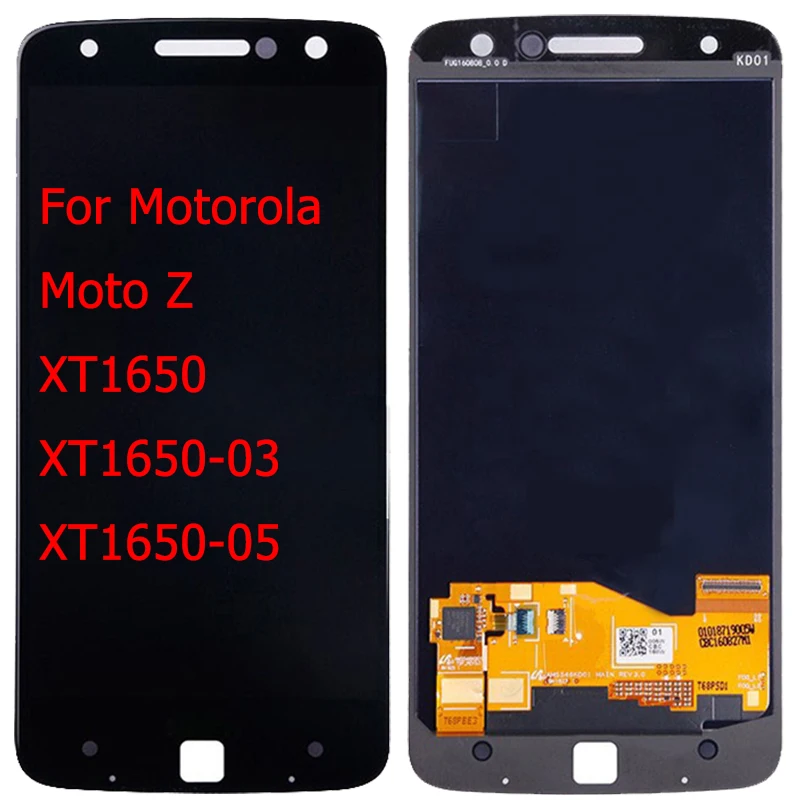 For Motorola Moto Z/Z Play/Z2 Play/Z3 Play/Z4 Play LCD Display Touch Screen XT1635 XT1650 XT1710 XT1929 XT1980 LCD