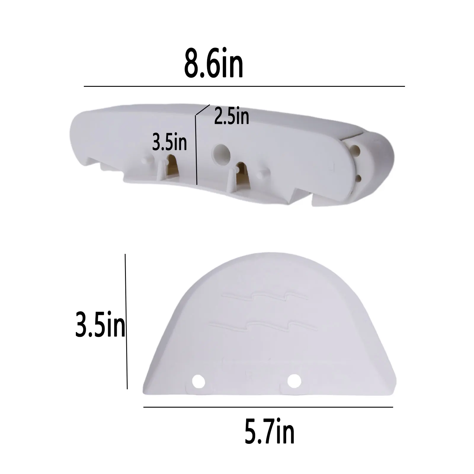 Tough White Plastic Pool Cleaner Kit Pool Cleaner Kit Plastic Tough White For Hayward AXV417WHP Tough White Plastic
