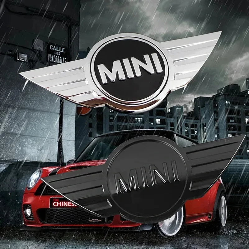 

15.1x6.5cm Car Rear Front Badge Cover for MINI JCW F54 F55 F56 F60 R50 R52 R53 R56 R57 R58 R60 CLUBMAN COUNTRYMAN Emblem