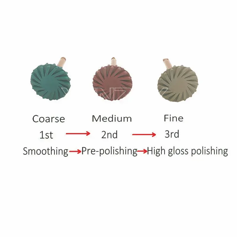 

1Pc Dental Rubber Polisher Composite Resin Polishing RA Disc Wheel Spiral Flex Burs Tooth Smoothing Materials