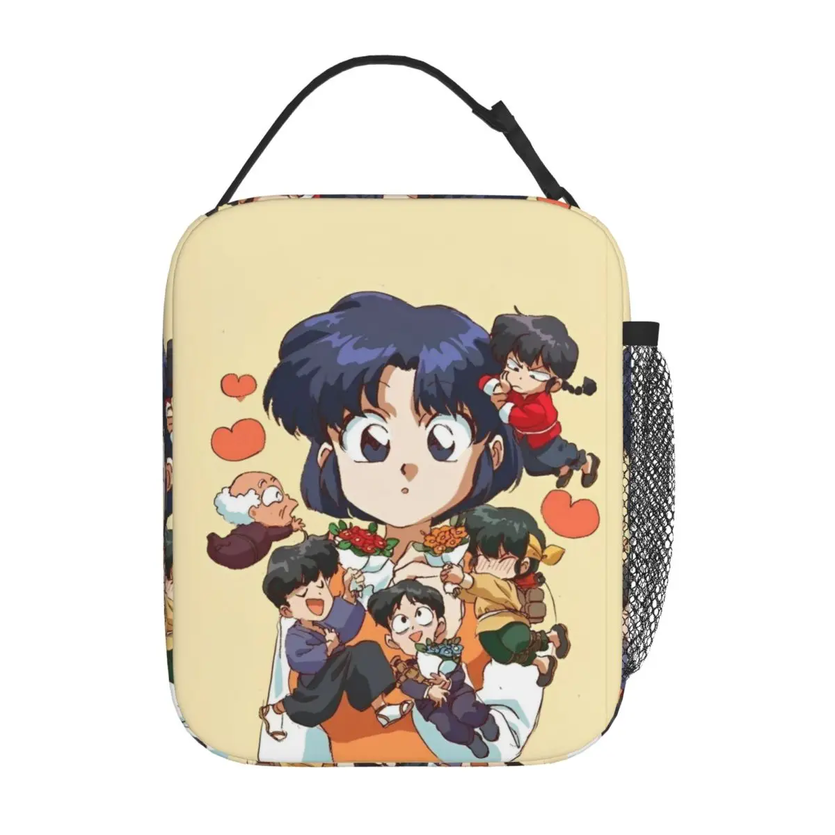 Manga Ranma Insulated Lunch Bag Leakproof Adventure Martial Comedy Reusable Cooler Bag Lunch Box Tote Work Picnic Food Handbags