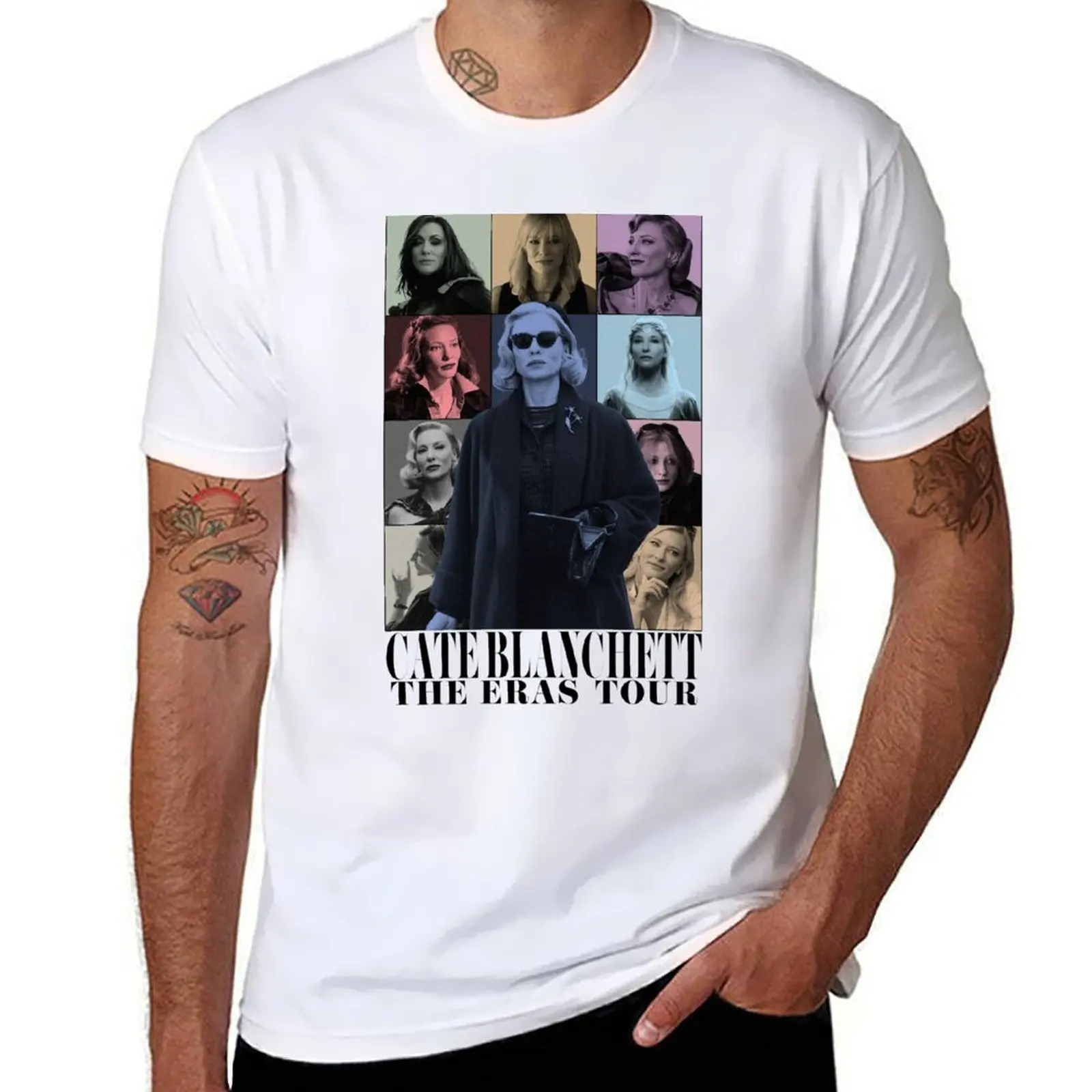 

Cate Blanchett Characters - The Etc Tour T-shirt blacks oversizeds mens graphic t-shirts funny