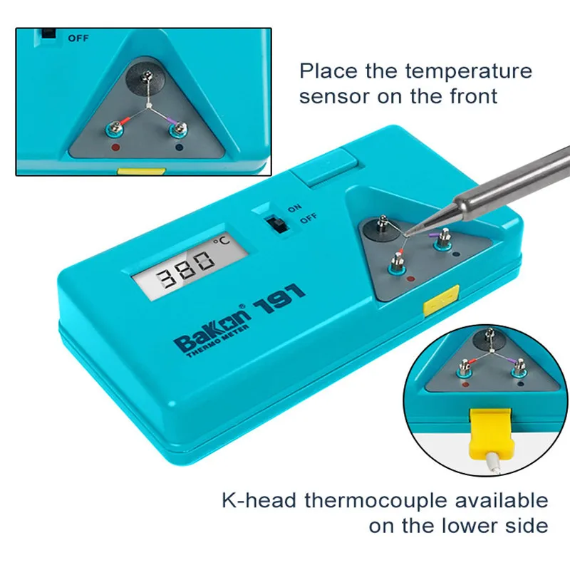 BK191 Soldering Iron Tip Thermometer Tester With High Temperature Reactivity LED Display for Welding Iron Solder Repair