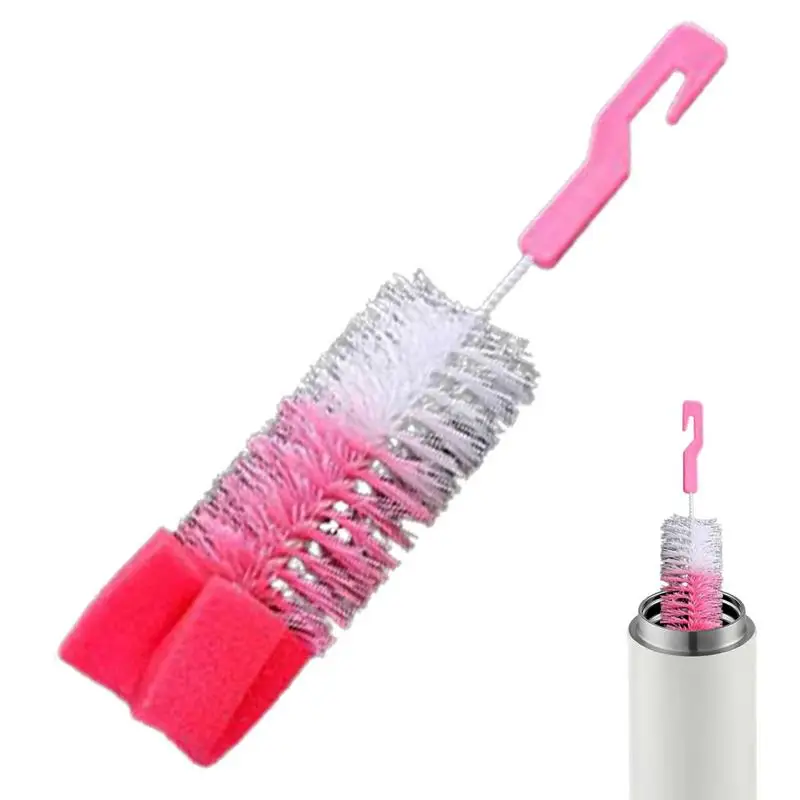 Baby Bottle Brush Fine Lint And Sponge Top Washer Dish Cleaner Brushes Flexible Water Bottle Brush For Cleaning Sponge Brush For