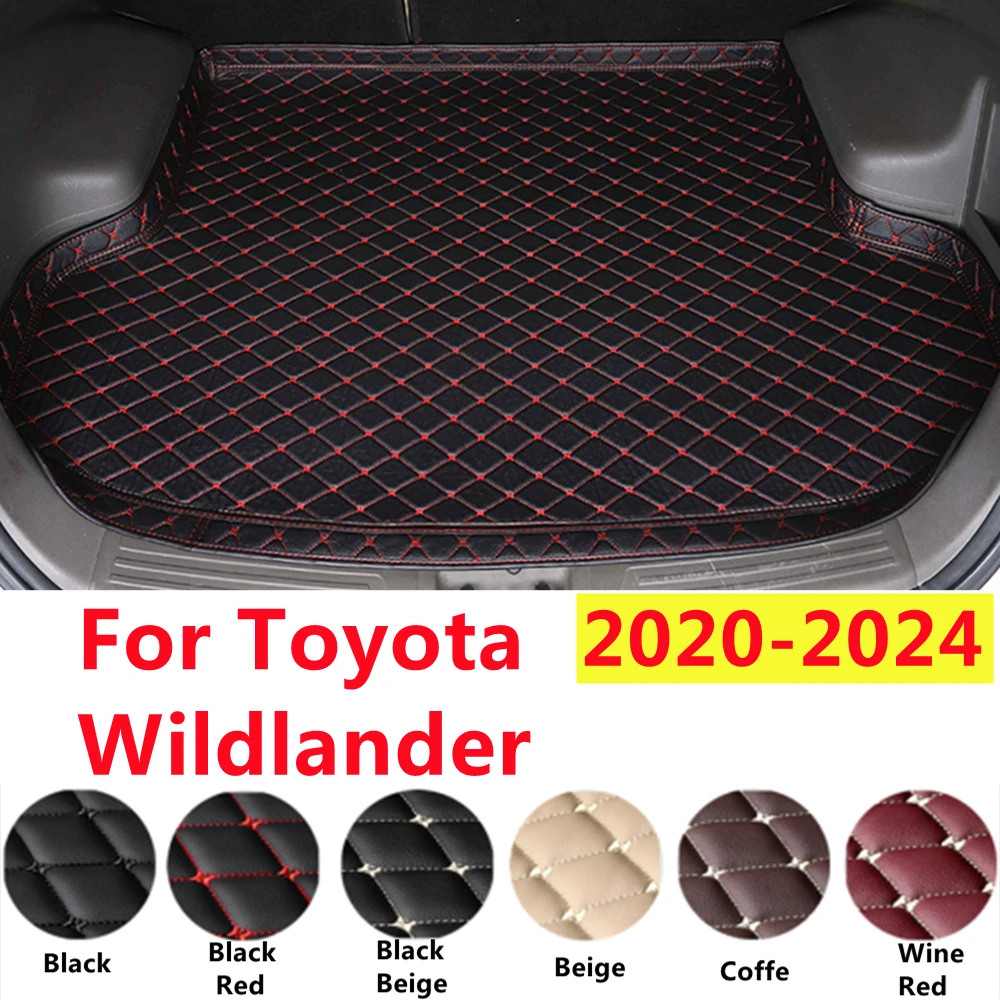 

Кожаный коврик для багажника автомобиля SJ XPE для TOYOTA Wildlander 2023 22-2020, автомобильные фитинги, подкладка для груза, задний водонепроницаемый