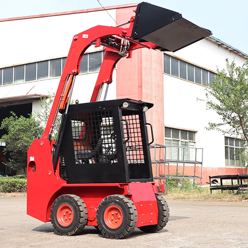 

Hot Sale Skid Steer Loader Euro5 CE EPA Garden Multifunctional Wheel Skid Steer Loader Diesel Farm Skid Steer Loader Customized