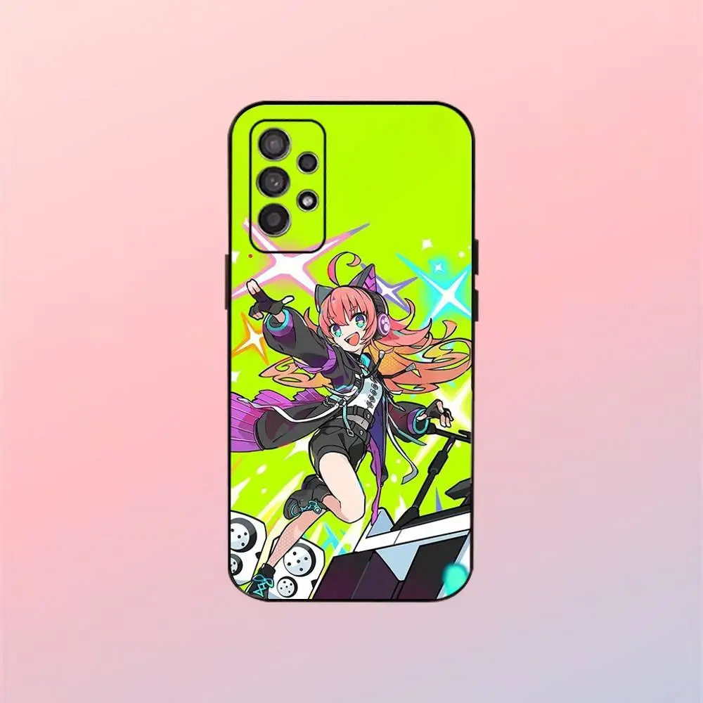 حافظة هاتف Game BanG Dream CHU2 لهاتف سامسونج جالاكسي A13، A21s، A22، A31، A32، A52، A53، A71، A80، غلاف أسود ناعم