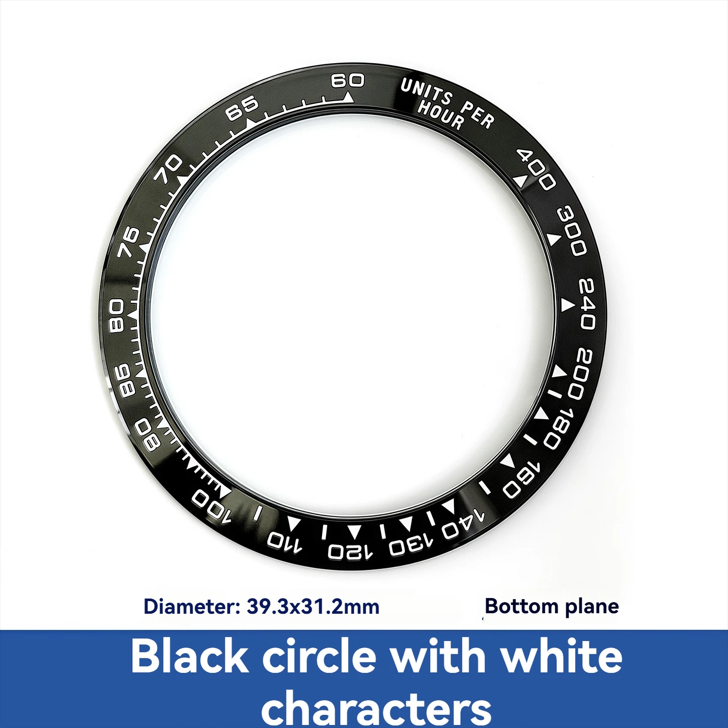 High Quality Cermet Sloped Ceramic Bezel Insert 38.5*30.5mm/39.3*31.4mm For Role/116500 Cosmic Daytona SerieS-accessories
