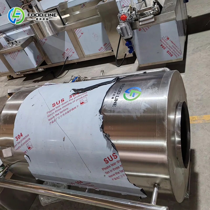 Energy-Saving Continuous Mesh Belt Fryer Automatic Residue Filter Snack Food Processing Equipment