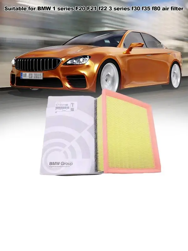 Car Engine Air Filter 13718511668 Air Filter Replacement Car Accessories Replace Durable Long lasting Filters for Your Car