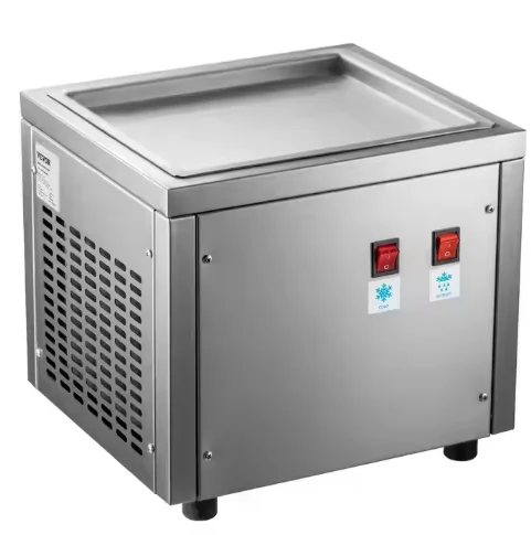 Fried Ice Cream Machine 220V Roll Machine for Baking Food Shops Restaurants for Fruit Milk Water Chocolate