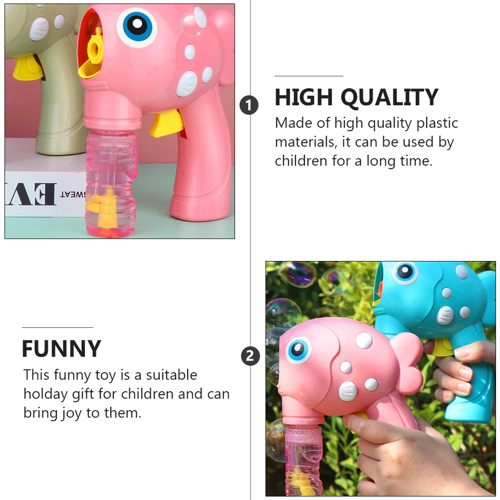 

Outdoor Toys for Kids Bubble Manual Festival Gift Pink Plaything Parent-child