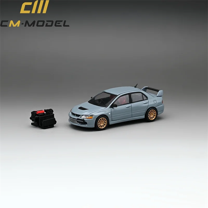 

CM MODEL 1:64 Lancer IX gray with engine Model Car