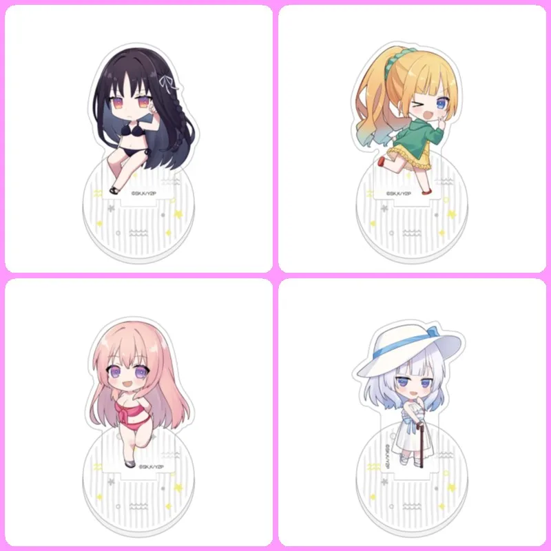 Classroom of the Elite 10cm Anime Acrylic Figure Stand Desktop Ornament Collectible Keychain