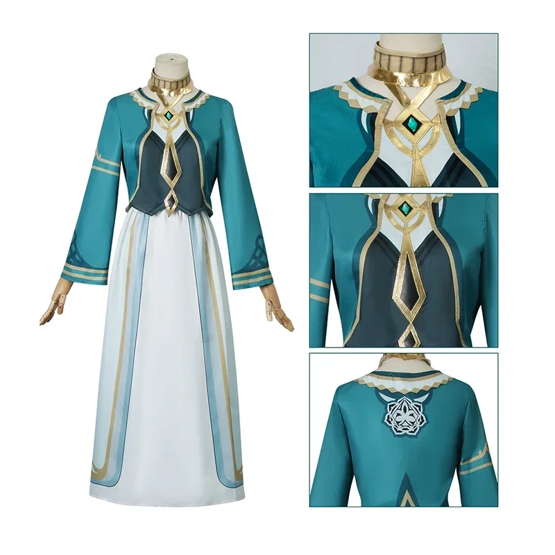 The Akademiya Cosplay Costume Impact Carnival Uniform Wig Anime Halloween Costumes Women Game Outfit Tenue Ecoliere Sexy Fashion