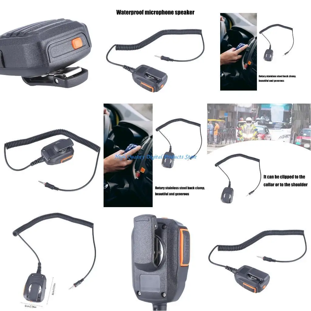 

U2JE Динамик Микрофон Портативный портативный рации Talkie Радио Микрофон для IC-M33 M34 M36 M37 M23 M24 M25 Радио