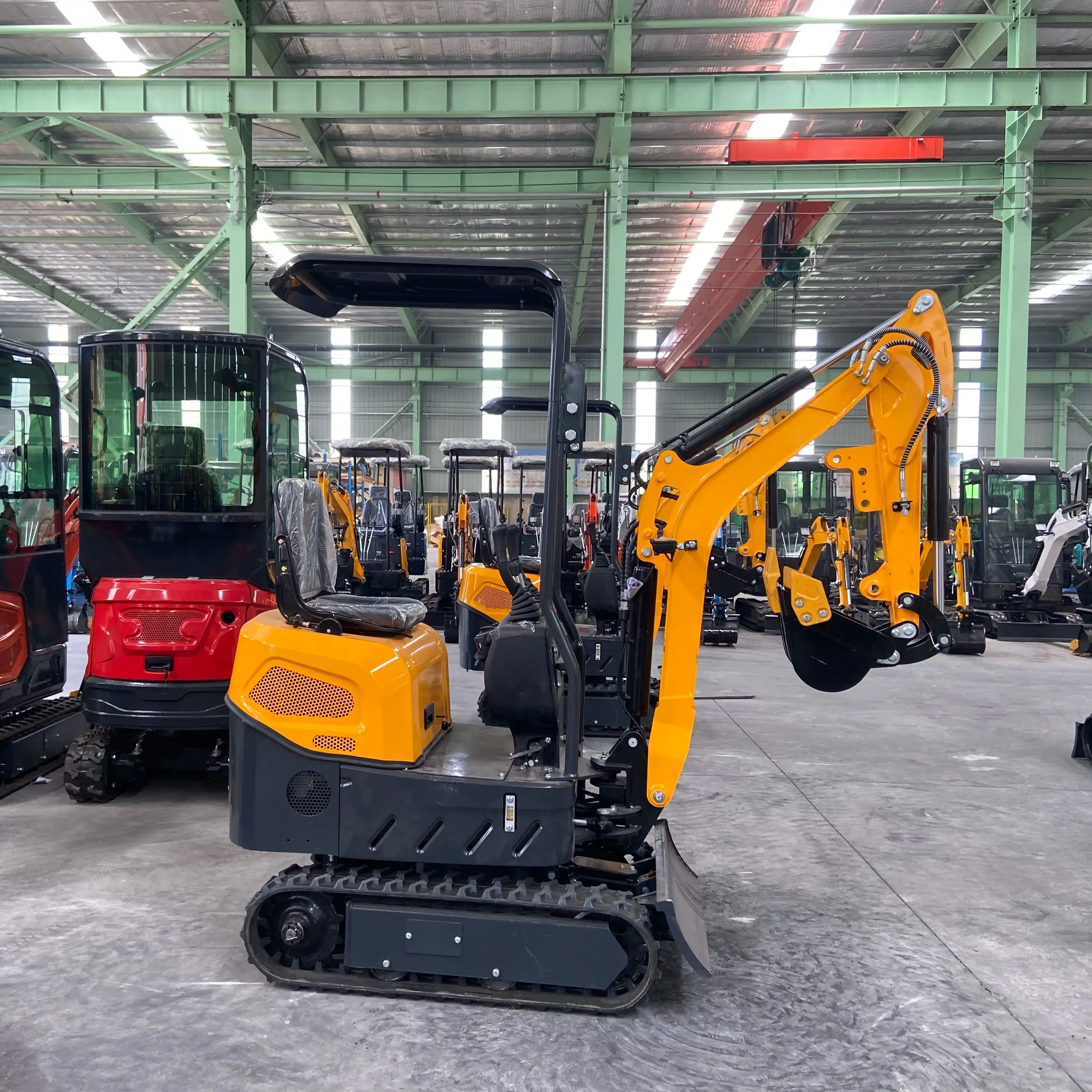 

New type of track type for efficient excavators with breakthrough performance
